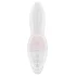 Вибратор с вакуумным стимулятором Satisfyer Supernova белый фото 4