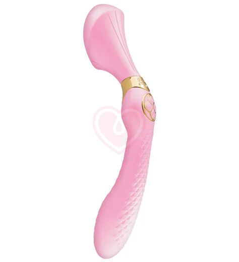 Двухсторонний вибратор Shunga ZOA нежно-розовый фото 2