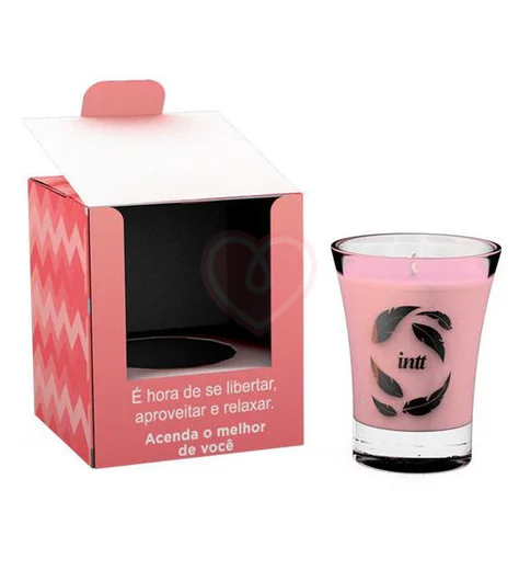 Массажная ароматическая свеча Intt Клубника 40 г фото 2