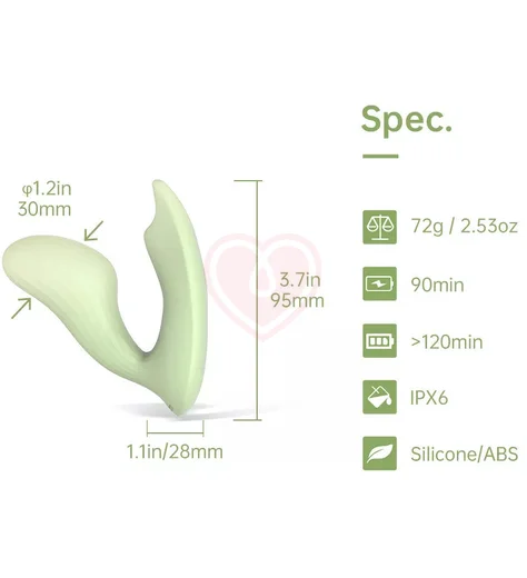 Вибратор Magic Motion Umi с управлением от приложения зеленый фото 9