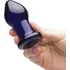 Стеклянная анальная вибропробка с пультом Glas Remote Plug синяя фото 2