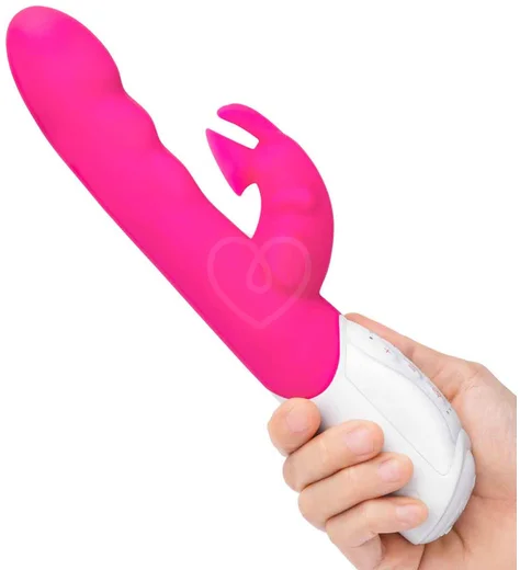 Вибратор-кролик с эффектом всасывания Clitoral Suction Rabbit розовый фото 5