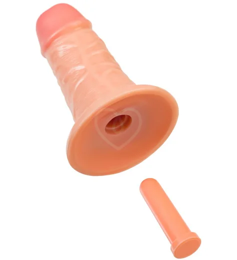 Реалистичный фаллоимитатор на присоске RealStick Caliber 16-6 телесный фото 8