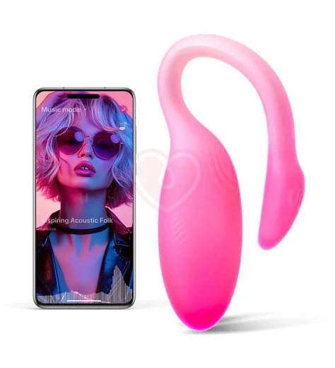 Вибратор Magic Motion Flamingo Max с дистанционным управлением розовый фото 4