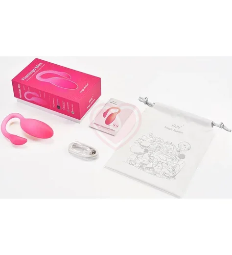 Вибратор Magic Motion Flamingo Max с дистанционным управлением розовый фото 5