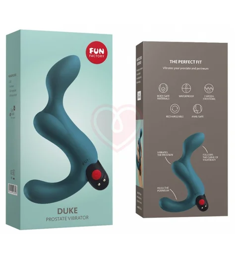 Вибростимулятор простаты Fun Factory Duke бирюзовый фото 5