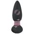 Анальная вибропробка с ротацией и пультом управления Black Velvets фото 2