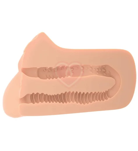 Мастурбатор вагина и попка PDX Plus Pick Your Pleasure Stroker телесный фото 3