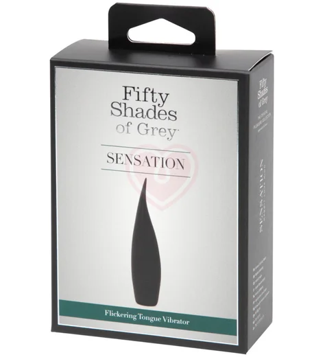 Мини-вибратор '50 оттенков серого' Sensation Flicker tongue фото 6