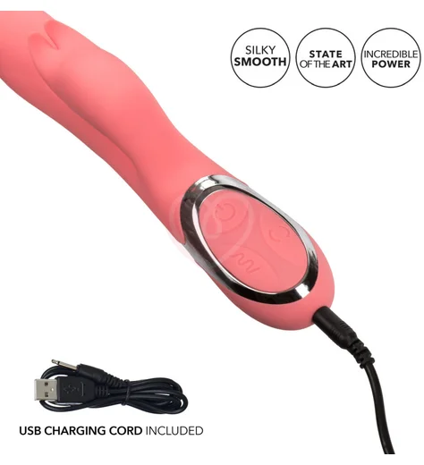 Вибратор-кролик с ротацией Enchanted Tickler розовый фото 5