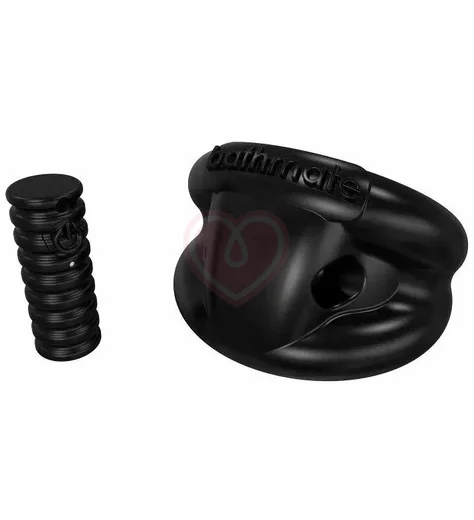 Эрекционное кольцо с вибропулей Bathmate Vibe Ring Strength чёрное фото 3