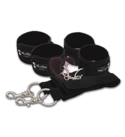 Набор для фиксации на кровати Lux Fetish Bed Spreader черный фото 2