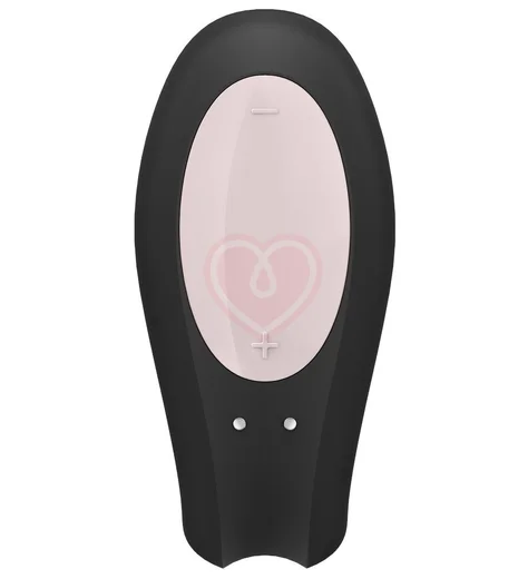 Вибратор для пар с управлением от приложения Satisfyer Double Joy чёрный фото 5