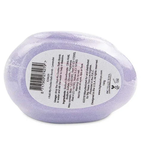 Бомбочка для ванны в виде уточки I Rub My Duckie лаванда фото 3