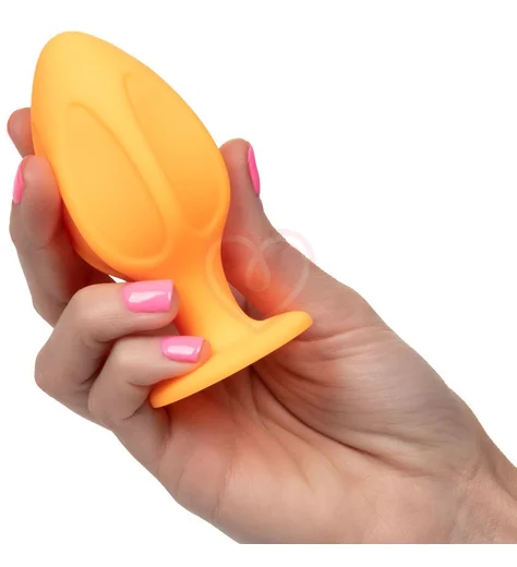 Набор из двух анальных пробок Cheeky оранжевый фото 3