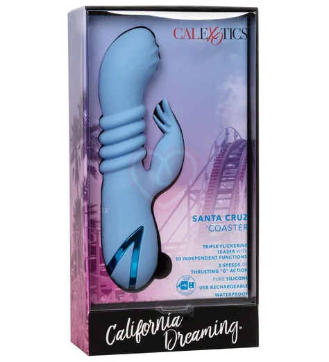Вибратор Santa Cruz Coaster с подвижным кончиком и клиторальным стимулятором фото 5