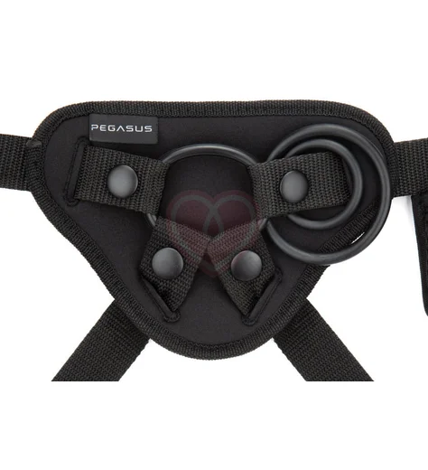 Реалистичный страпон Pegasus с вибрацией и пультом управления 20 см телесный фото 3