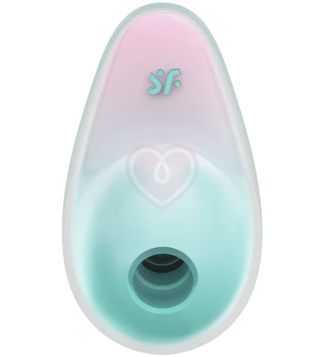 Вакуумно-волновой клиторальный вибростимулятор Satisfyer Pixie Dust мятно-розовый фото 2