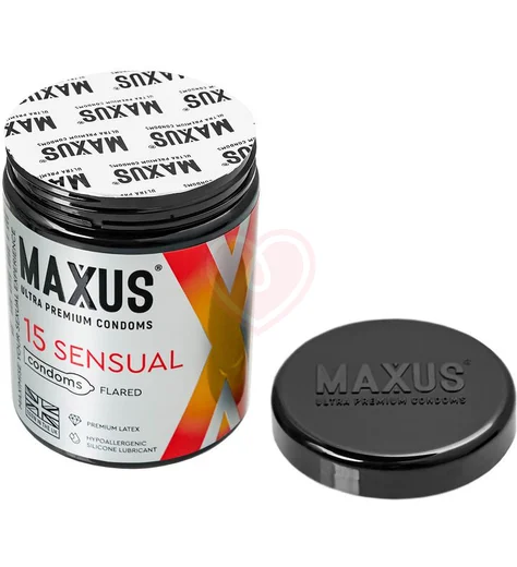 Анатомические презервативы Maxus Sensual 15 шт фото 5