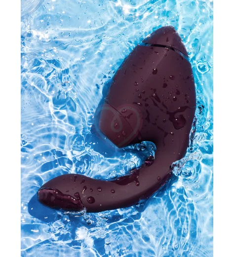 Вибратор с вакуумно-волновой стимуляцией клитора Womanizer Next Duo фиолетовый фото 12