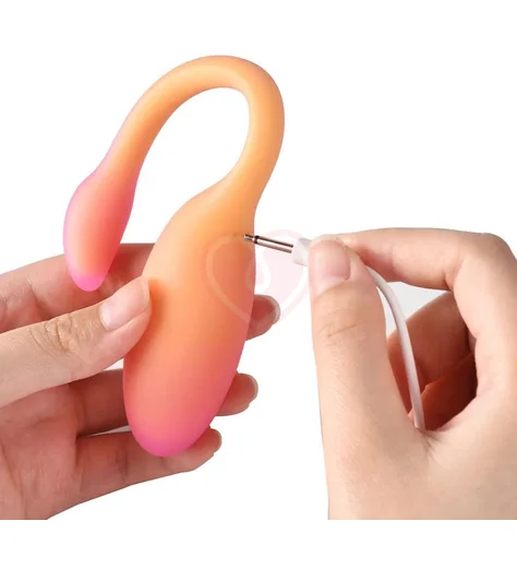 Вибратор Magic Motion Flamingo Max с дистанционным управлением оранжевый фото 4