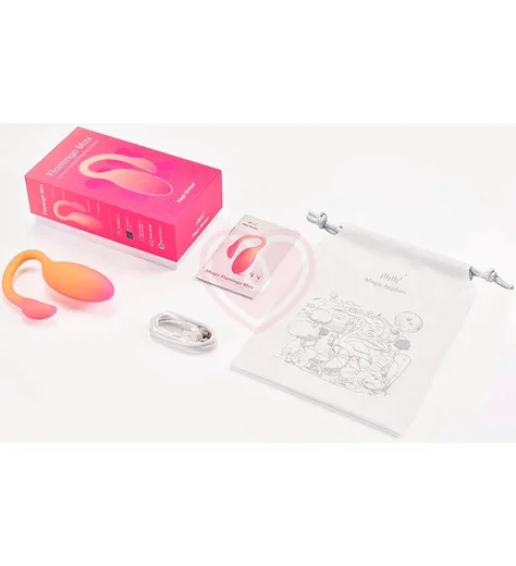 Вибратор Magic Motion Flamingo Max с дистанционным управлением оранжевый фото 5