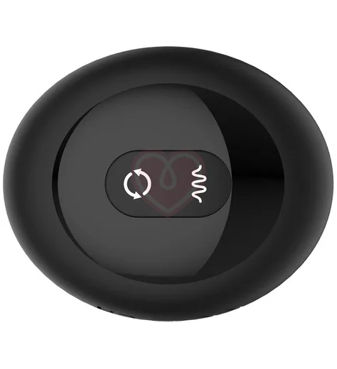 Анальная вращающаяся вибропробка Nexus Tornado Medium чёрная фото 4