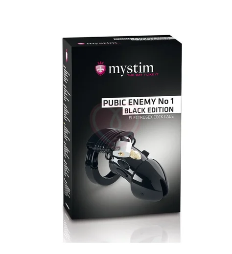 Пояс верности Mystim Pubic Enemy No 1 для электростимуляции члена чёрный фото 3