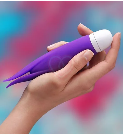 Вибратор с порхающими лепестками Fun Factory Volita фиолетовый фото 3