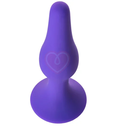 Силиконовая анальная пробка ToyFa A-Toys средняя фиолетовая фото 5