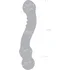Изогнутый стеклянный стимулятор Textured G-Spot Glass Dildo прозрачный фото 6