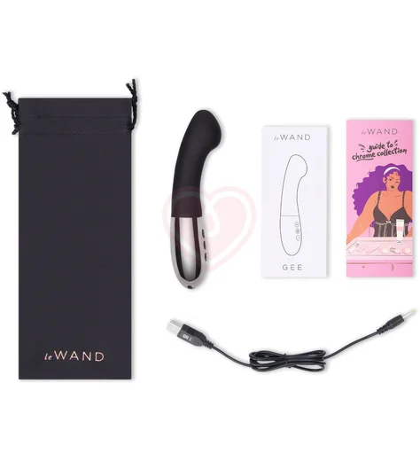 Вибратор для зоны G Le Wand Gee чёрный хром фото 3