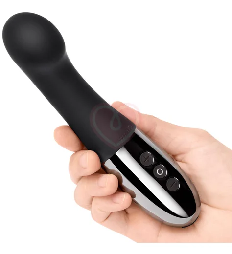 Вибратор для зоны G Le Wand Gee чёрный хром фото 5