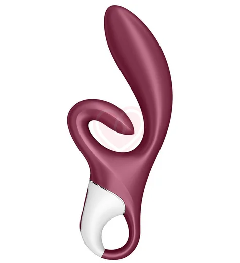 Вибратор с двойным клиторальным стимулятором Satisfyer Touch Me бордовый фото 2