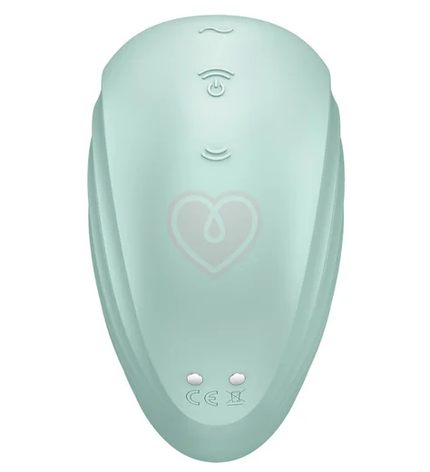 Вакуумный вибростимулятор Satisfyer Pearl Diver мятный фото 3