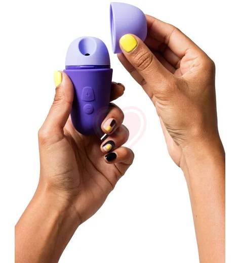 Вакуумный клиторальный стимулятор Romp Free X фиолетовый фото 4