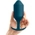 Утяжелённая анальная пробка для ношения b-Vibe Snug Plug 6 большая морская волна фото 2