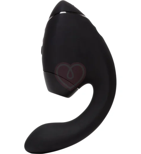 Вибратор с вакуумно-волновой стимуляцией клитора Womanizer Next Duo чёрный фото 2