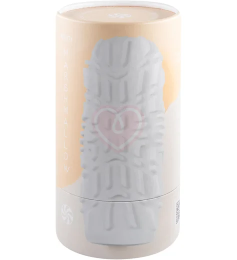 Мастурбатор с двухсторонним рельефом Marshmallow Maxi Fruity белый фото 5