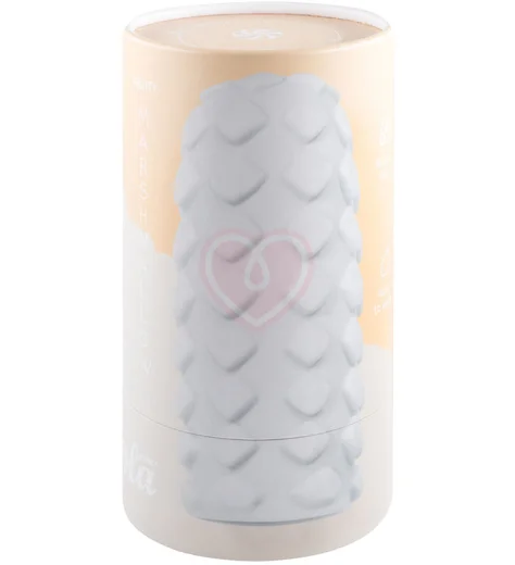 Мастурбатор с двухсторонним рельефом Marshmallow Maxi Fruity белый фото 6