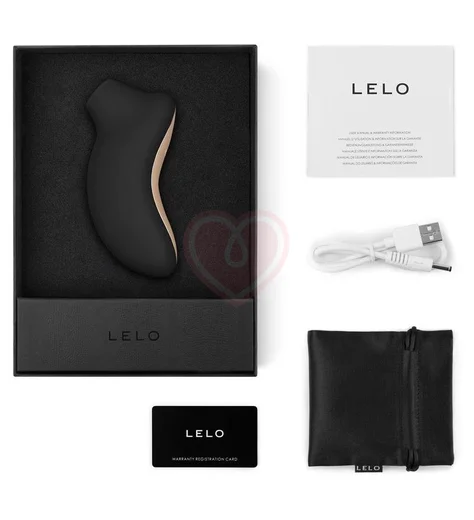 Клиторальный вакуумно-звуковой массажёр Lelo Sona чёрный фото 2