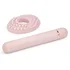 Силиконовый мини-вибратор с насадкой Le Wand Baton розовый фото 4
