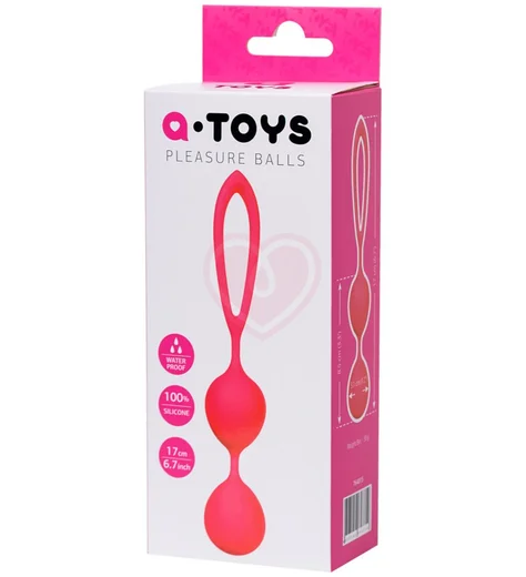 Вагинальные шарики ToyFa A-Toys розовые фото 4