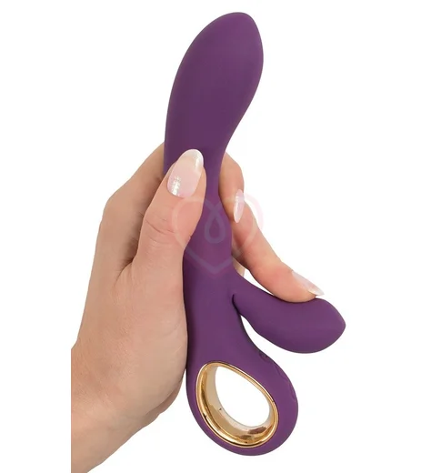 Вибратор с клиторальным стимулятором мини-версия Rabbit Vibrator Petit фото 4