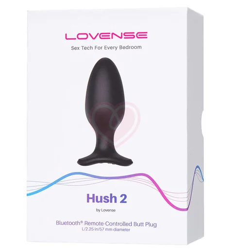 Большая анальная пробка Lovense Hush 2 L с приложением фото 2