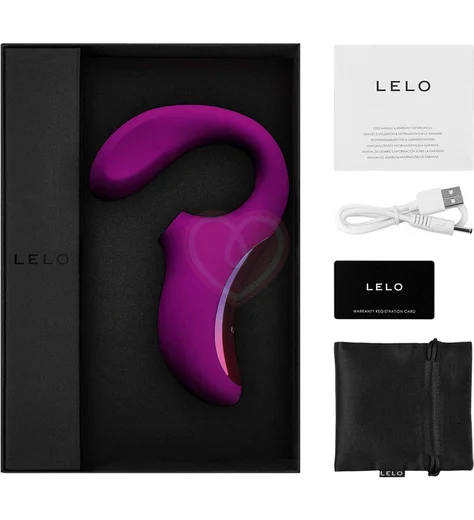 Вибратор Lelo Enigma с вакуумной стимуляцией фиолетовый фото 2