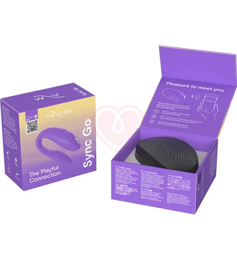 Вибратор для пар We-Vibe Sync Go фиолетовый фото 2