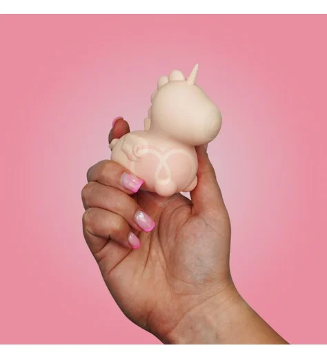 Клиторальный пульсирующий вибратор в виде единорога Unihorn Heart Throb розовый фото 7