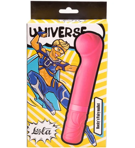 Мини-вибратор с головкой-бутоном Universe Rocky’s Fairy Mallet розовый фото 6