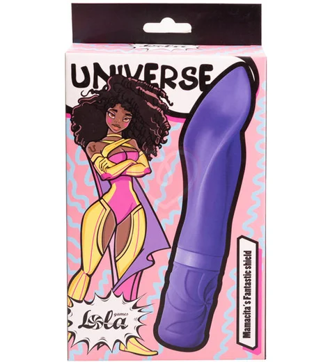 Клиторальный вибратор в форме лепестка Universe Mamasita’s Fantastic Shield голубой фото 5